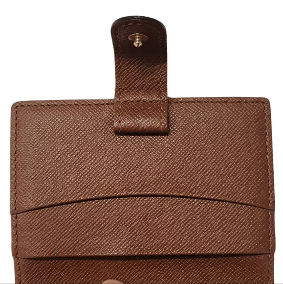 Louis Vuitton Bifold Vintage Square Elise Monogram Wallet Purse Double Sided - Picture 10 of 11